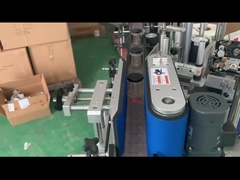 Pneumatische ronde fles automatische etiketteermachine glas voor cosmetische pot kan 300 kg